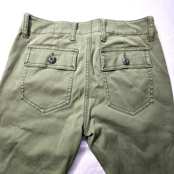 Cabi The Quest Olive Green Cargo Skinny Ankle Stretch Pants 5315 Women's Size 4 - Picture 4 of 6